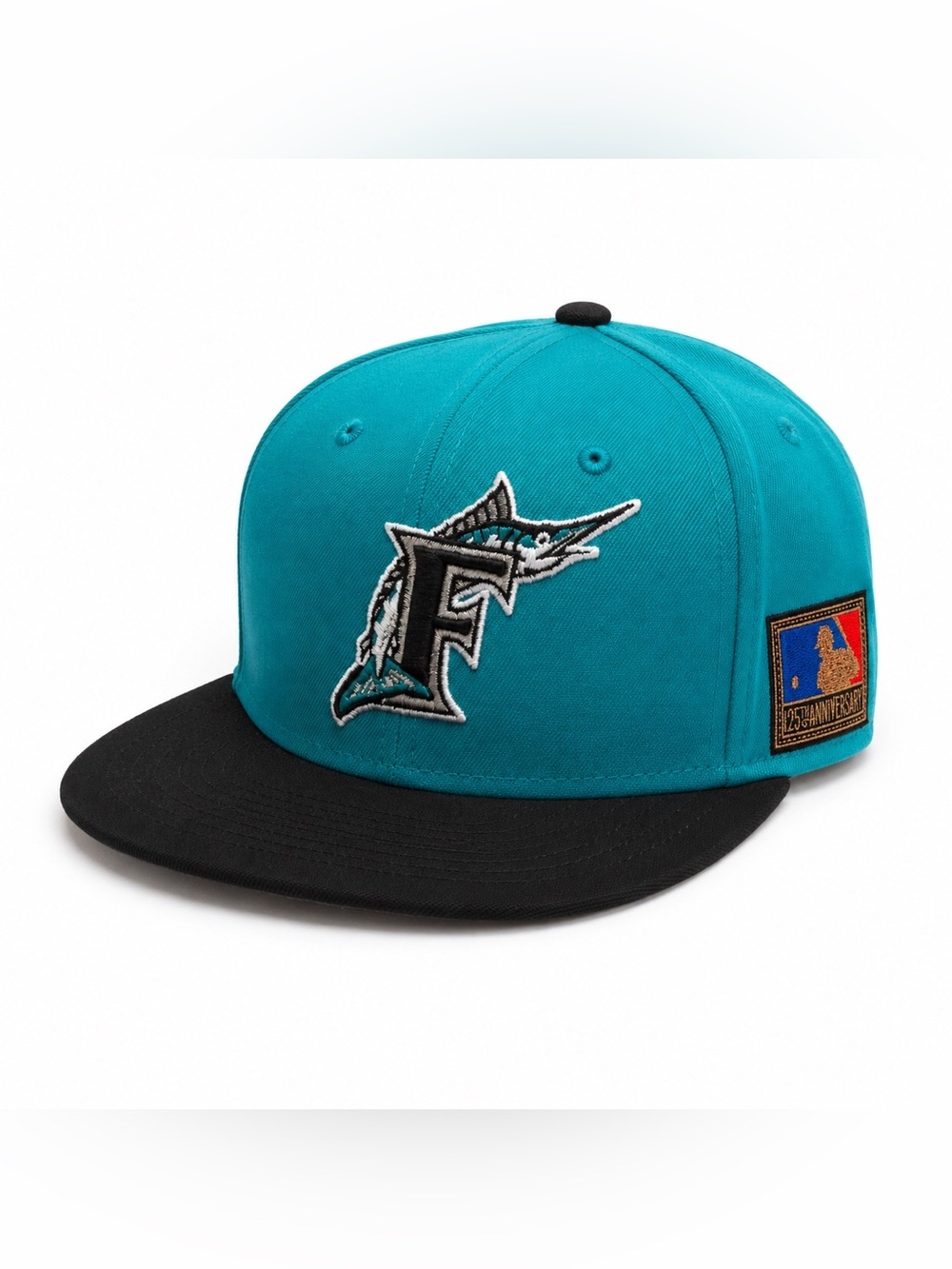New Era 59FIFTY Florida Marlins 25th Anniversary Cooperstown Fitted Hat 7 3/8
